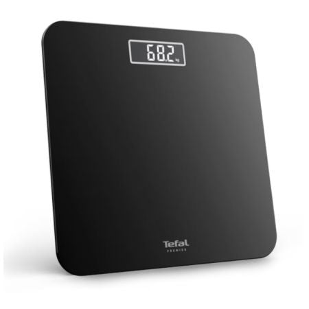 Tefal Premiss 3, Bathroom Scale, Easy-To-Read LCD Display, 160 kg Capacity - Black